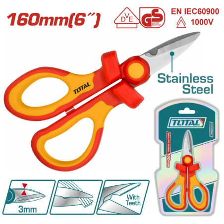TOTAL ΨΑΛΙΔΙ ΗΛΕΚΤΡΟΛΟΓΟΥ 160mm 1000V VDE (THISS1601)