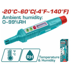 TOTAL ΨΗΦΙΑΚΟΣ ΜΕΤΡΗΤΗΣ ΥΓΡΑΣΙΑΣ & ΘΕΡΜΟΚΡΑΣΙΑΣ (TETHT23)