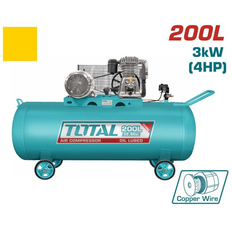 TOTAL ΑΕΡΟΣΥΜΠΙΕΣΤΗΣ ΙΜΑΝΤΑ 200 Lit (TC1402002)