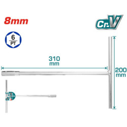 TOTAL ΕΠΑΓΓΕΛΜΑΤΙΚΟ ΤΑΦ ΙΣΙΟ 8mm (THTSW0806)