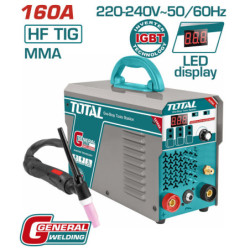 BF TOTAL ΗΛΕΚΤΡΟΚΟΛΛΗΣΗ INVERTER TIG/MMA 230V / 160A ΜΕ ΑΕΡΙΟ (TIG1601)