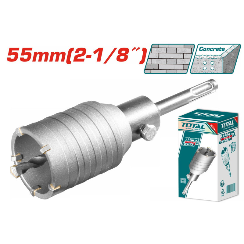 TOTAL ΔΙΑΜΑΝΤΟΚΟΡΩΝΑ ΜΠΕΤΟΥ SDS - PLUS 55mm (TAC430551)