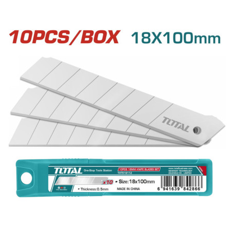 TOTAL ΑΝΤΑΛΛΑΚΤΙΚΗ ΛΕΠΙΔΑ 18mm 10ΤΕΜ (THT519112)