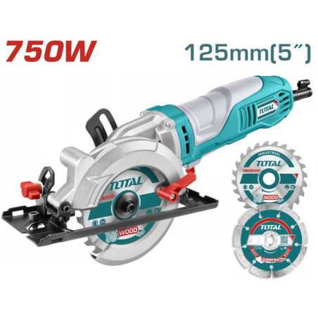TOTAL ΜΙΝΙ ΔΙΣΚΟΠΡΙΟΝΟ ΧΕΙΡΟΣ ΞΥΛΟΥ & ΔΟΜΙΚΩΝ ΥΛΙΚΩΝ 750W / 125mm (TMFS7501)
