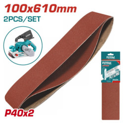 TOTAL ΣΕΤ ΓΥΑΛΟΧΑΡΤΑ 100X610mm P40 2ΤΕΜ ΓΙΑ TBS12001 (TAC750402)