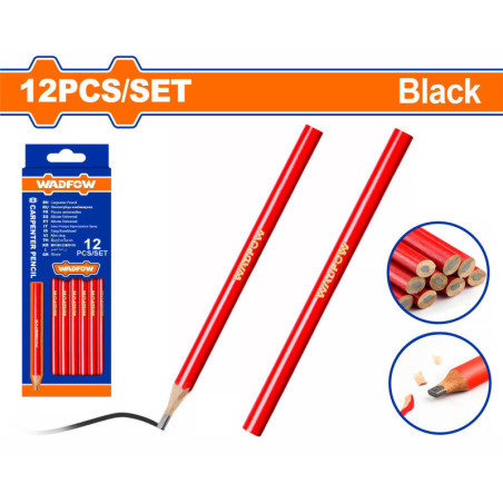 WADFOW ΣΕΤ ΜΟΛΥΒΙΑ ΞΥΛΟΥΡΓΟΥ 12ΤΕΜ (WMQ1512)