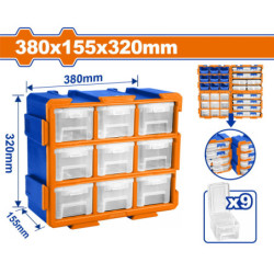 WADFOW ΣΥΡΤΑΡΙΕΡΑ ΑΠΟΘΗΚΕΥΣΗΣ 380Χ155Χ320mm (WTB8331)