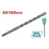 TOTAL ΔΙΑΜΑΝΤΟΤΡΥΠΑΝΟ SDS-PLUS 6 X 160mm (TAC310602)