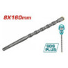 TOTAL ΔΙΑΜΑΝΤΟΤΡΥΠΑΝΟ SDS-PLUS 8 X 160mm (TAC310802)