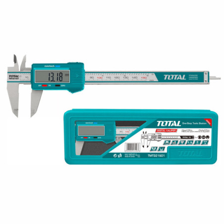 TOTAL ΠΑΧΥΜΕΤΡΟ ΙΝΟΧ ΨΗΦΙΑΚΟ 150mm (TMT321501)