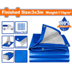 WADFOW ΜΟΥΣΑΜΑΣ ΑΔΙΑΒΡΟΧΟΣ 110gr/m2 3X3m (WTQ1833)