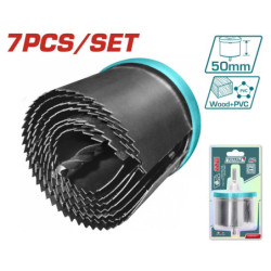 TOTAL ΣΕΤ ΠΟΤΗΡΟΤΡΥΠΑΝΑ ΞΥΛΟΥ 7ΤΕΜ (TACSH3071)