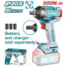 TOTAL ΕΠΑΓΓ. ΜΠΟΥΛΟΝΟΚΛΕΙΔΟ ΜΠΑΤ. Li-ion 20V / 500Nm ΧΩΡΙΣ ΜΠΑΤΑΡΙΑ & ΦΟΡΤΙΣΤΗ (TIWLI20501)