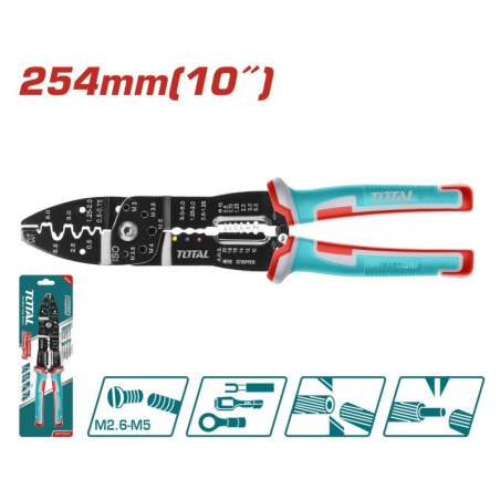 TOTAL ΕΠΑΓΓ. ΠΡΕΣΑ ΑΚΡΟΔΕΚΤΩΝ - ΑΠΟΓΥΜΝΩΤΗΣ ΚΑΛΩΔΙΩΝ 254mm (THT15101)