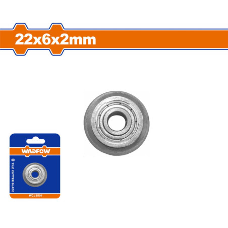 WADFOW ΑΝΤΑΛ/ΚΟ ΜΑΧΑΙΡΙ Φ-22 Χ 6 Χ 2mm ΓΙΑ ΚΟΦΤΕΣ ΠΛΑΚΙΔΙΩΝ WTR1508 / WTR1510 / WTR1512 / WTR2512 / WTR3516 / WTR3518 (WCJ3501)