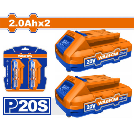 BF WADFOW ΣΕΤ 2τεμ ΜΠΑΤ. WLBP520 Li-ion 20V / 2Ah (WOS240682)