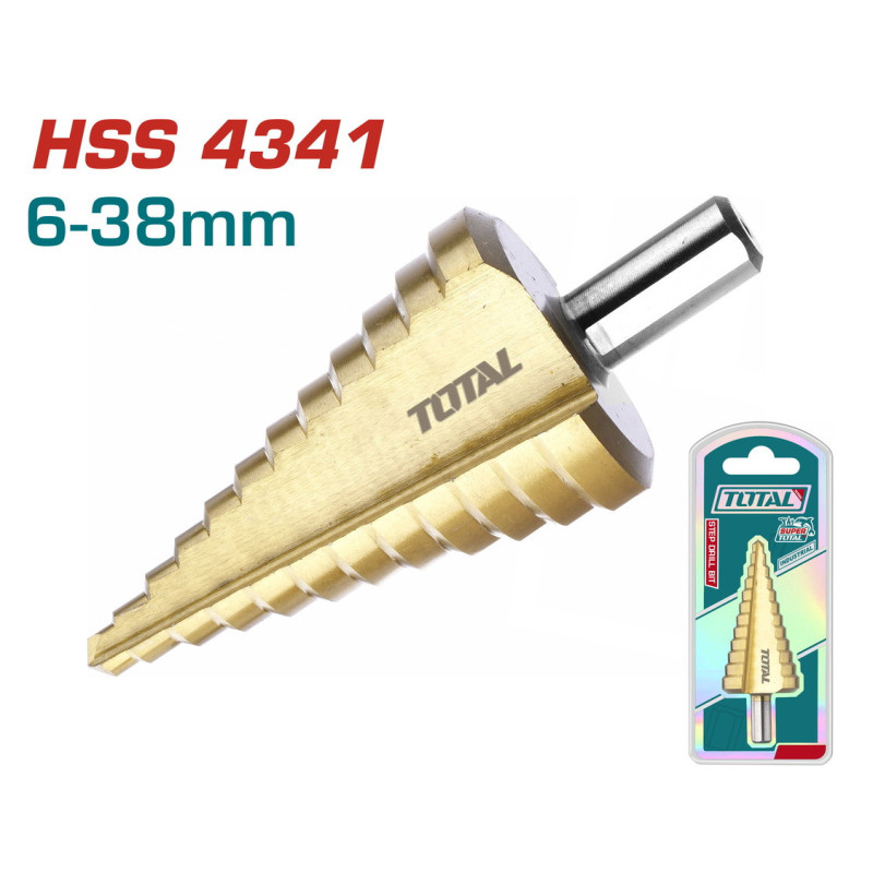 TOTAL ΕΠΑΓΓ. ΤΡΥΠΑΝΙ ΚΩΝΙΚΟ 6-38mm (TAC7563801)