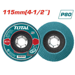 TOTAL ΠΟΛΥΠΤΕΡΟ ΓΥΑΛΙΣΜΑΤΟΣ 115mm P80 ΓΙΑ ΙΝΟΧ (TAC641153)