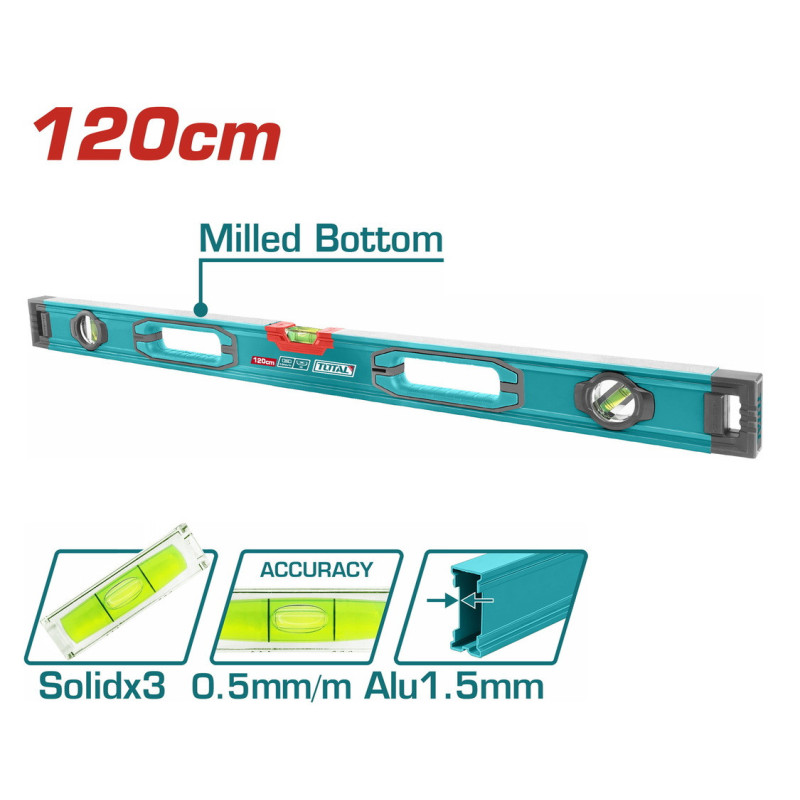 TOTAL ΕΠΑΓΓ. ΑΛΦΑΔΙ ΑΛΟΥΜΙΝΙΟΥ 120cm (TMT212028)