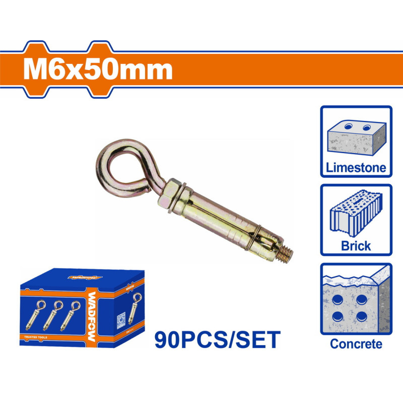 WADFOW ΒΙΣΜΑ ΜΕΤΑΛΛΙΚΟ Β.Τ ΜΕ ΘΗΛΕΙΑ 6Χ50 90ΤΕΜ (WDQ45A1)