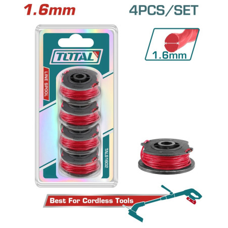 TOTAL ΕΠΑΓΓ. ΜΕΣΙΝΕΖΑ ΕΛΙΚΟΕΙΔΗΣ 1.6mm / 5m 4TEM ΓΙΑ TGTLI20018 / TGTLI20328 (TALS1602)