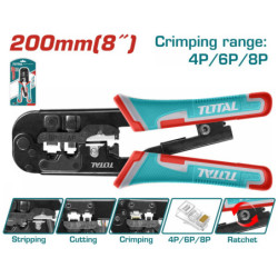 TOTAL ΕΠΑΓΓ. ΠΡΕΣΑ ΑΚΡΟΔΕΚΤΩΝ ΜΕ ΚΑΣΤΑΝΙΑ 200mm ΔΙΚΤΥΩΝ & ΤΗΛΕΦΩΝΟΥ (TMPCN5468R)