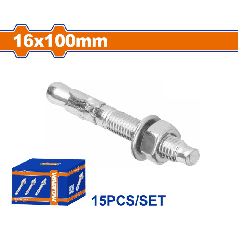 WADFOW ΒΙΣΜΑΤΑ ΜΕΤΑΛΛΙΚΑ ΓΑΛΒ. EXPRESS 16 Χ 100 15ΤΕΜ (WDQ2554)