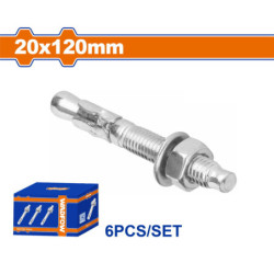 WADFOW ΒΙΣΜΑΤΑ ΜΕΤΑΛΛΙΚΑ ΓΑΛΒ. EXPRESS 20 Χ 120 6ΤΕΜ (WDQ2565)