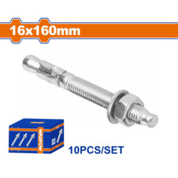 WADFOW ΒΙΣΜΑΤΑ ΜΕΤΑΛΛΙΚΑ ΓΑΛΒ. EXPRESS 16 Χ 160 10ΤΕΜ (WDQ2558)