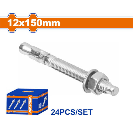 WADFOW ΒΙΣΜΑΤΑ ΜΕΤΑΛΛΙΚΑ ΓΑΛΒ. EXPRESS 12 Χ 150 24ΤΕΜ (WDQ2547)