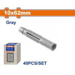 WADFOW ΒΙΣΜΑ ΠΛΑΣΤΙΚΟ PE UNIVERSAL 10X62mm 40TEM (WXTFA61)