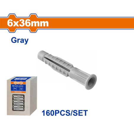 WADFOW ΒΙΣΜΑ ΠΛΑΣΤΙΚΟ PE ΜΕ ΡΟΔΕΛΑ UNIVERSAL 6X36mm 160TEM (WXTFA11)