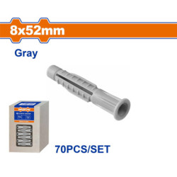 WADFOW ΒΙΣΜΑ ΠΛΑΣΤΙΚΟ PE ΜΕ ΡΟΔΕΛΑ UNIVERSAL 8X52mm 70TEM (WXTFA21)