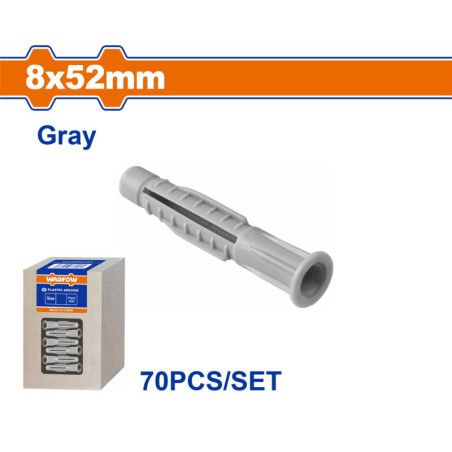 WADFOW ΒΙΣΜΑ ΠΛΑΣΤΙΚΟ PE ΜΕ ΡΟΔΕΛΑ UNIVERSAL 8X52mm 70TEM (WXTFA21)