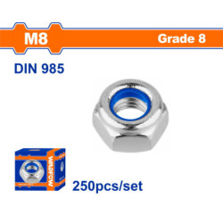 WADFOW ΠΑΞΙΜΑΔΙ ΑΣΦΑΛΕΙΑΣ ΓΑΛΒ. DIN985 8mm 250TEM (WMV6508A)