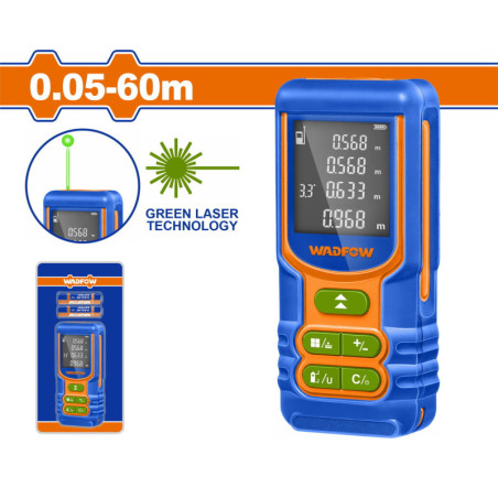 WADFOW ΜΕΤΡΗΤΗΣ ΑΠΟΣΤΑΣΕΩΝ LASER 60m (WDL1526)