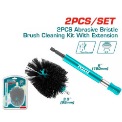 TOTAL ΕΠΑΓΓ. ΒΟΥΡΤΣΑ ΚΑΘΑΡΙΣΜΟΥ ΔΡΑΠΑΝΟΥ ΜΕ ΠΡΟΕΚΤΑΣΗ 1/4" - Φ-90mm ΣΚΛΗΡΗ (TACH0301)