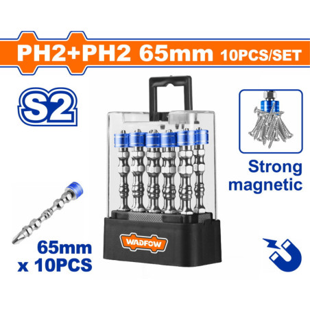 WADFOW ΣΕΤ ΜΥΤΕΣ ΜΑΓΝ. ΔΙΠΛΕΣ ΡΗ2 + ΡΗ2 65mm 10ΤΕΜ (WSV3B01)