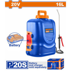 WADFOW ΨΕΚΑΣΤΗΡΑΣ ΠΛΑΤΗΣ ΜΠΑΤ. Li-ion 20V ΧΩΡΙΣ ΜΠΑΤΑΡΙΑ & ΦΟΡΤΙΣΤΗ (WLSY2016)