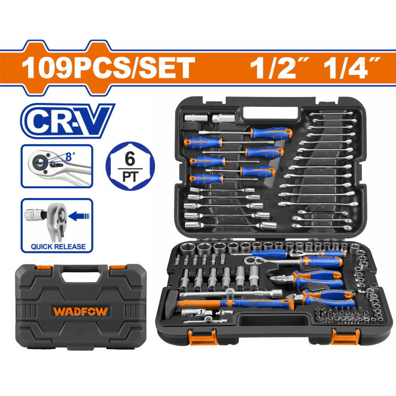 WADFOW ΕΡΓΑΛΕΙΟΘΗΚΗ ΜΕ 109ΤΕΜ ΕΡΓΑΛΕΙΑ (WHS2109)