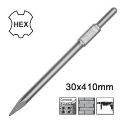 INGCO HEX Βελόνι με Κυλινδρικό Στέλεχος (DBC0314101)