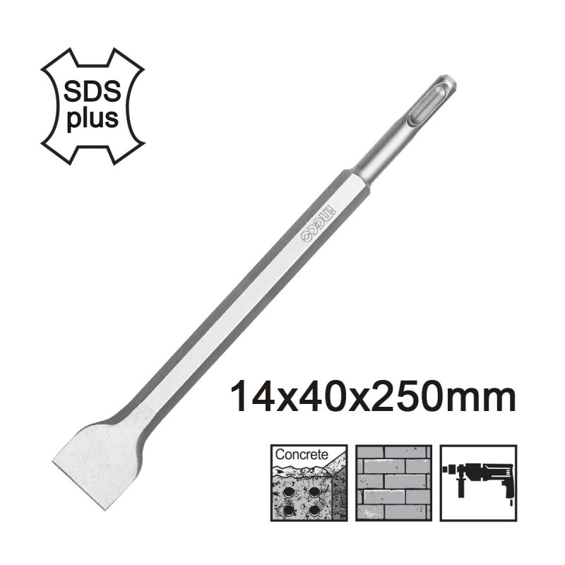 INGCO SDS plus Καλέμι Πλατύ (DBC0122502)