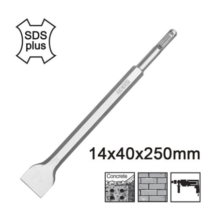 INGCO SDS plus Καλέμι Πλατύ (DBC0122502)