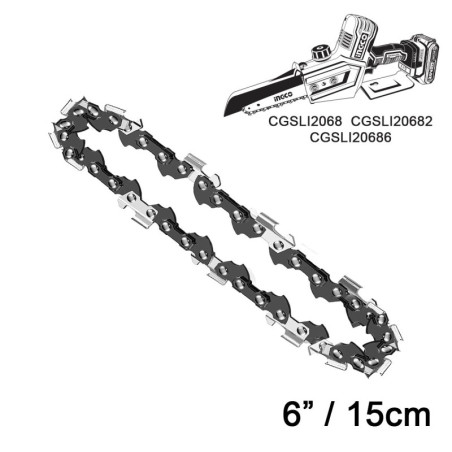 INGCO Αλυσίδα Αλυσοπρίονου 38 Οδηγών για CGSLI2068 και CGSLI20682 (AGSC50601)