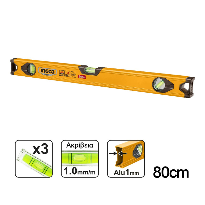 INGCO Αλφάδι 80cm (HSL18080)