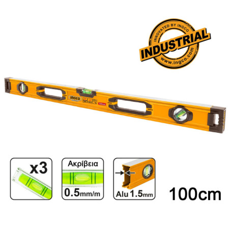 INGCO Αλφάδι Βαρέος Τύπου 100cm (HSL08100)