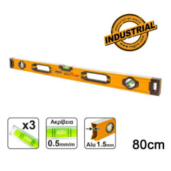 INGCO Αλφάδι Βαρέος Τύπου 80cm (HSL08080)