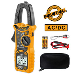INGCO Αμπεροτσιμπίδα Ψηφιακή 600A AC/DC/ True RMS/ NCV με Ακροδέκτες (DCM6005)