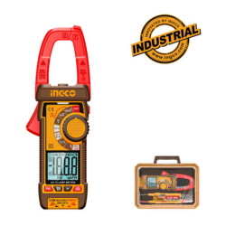 INGCO Αμπεροτσιμπίδα Ψηφιακή 600A AC/DC/ True RMS/ NCV/ LPF/VFC με Ακροδέκτες (DCM66002)