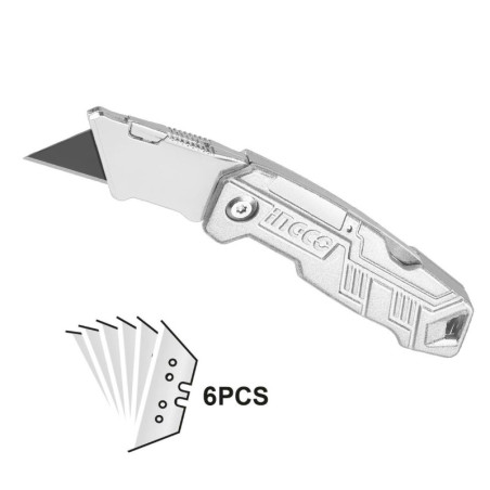 INGCO Αναδιπλούμενο Μαχαίρι Μοκέτας (HUK6236)